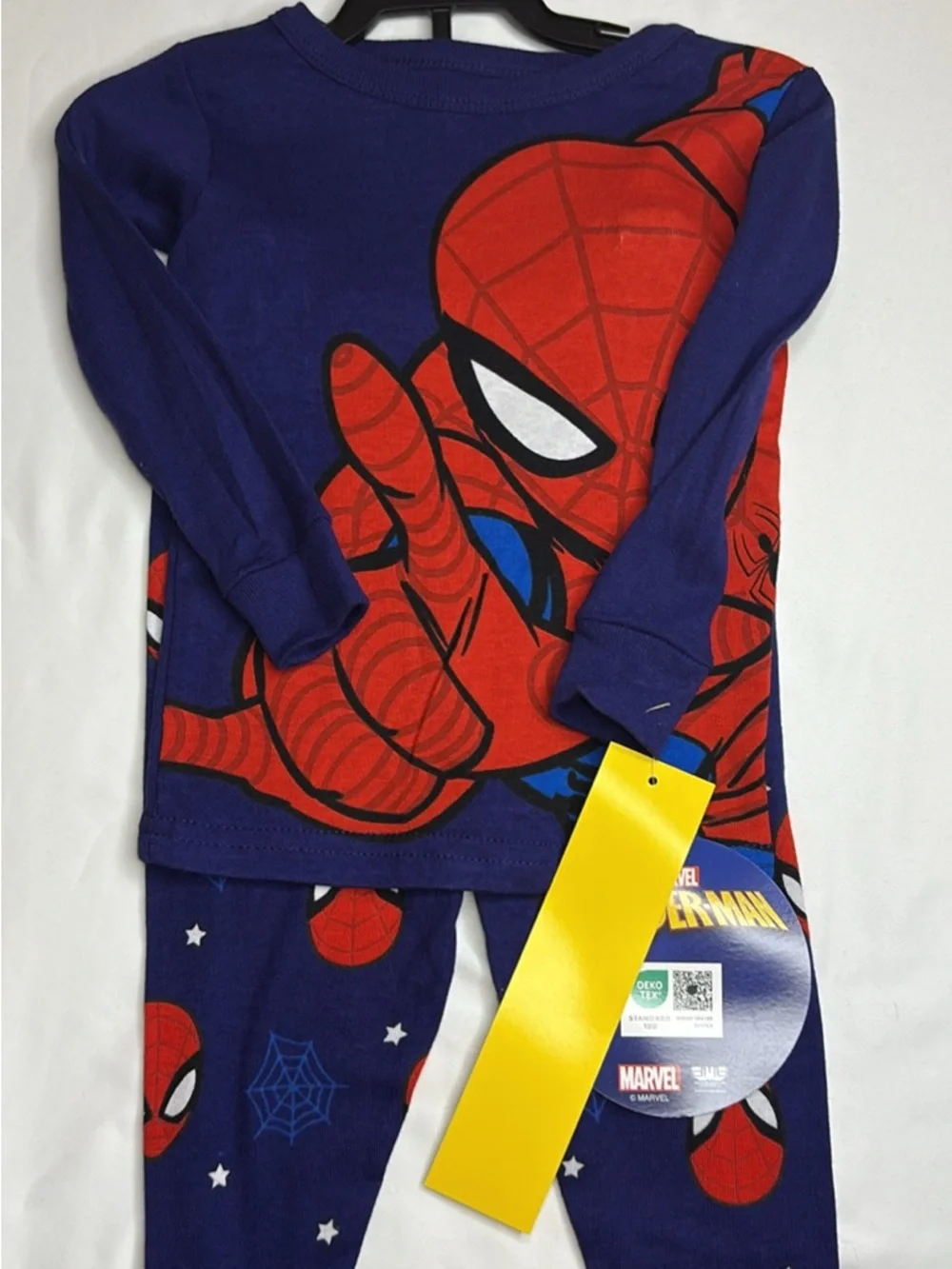 Marvel Spider-Man Red & Blue Kids Pajama Set - Picture 2 of 6